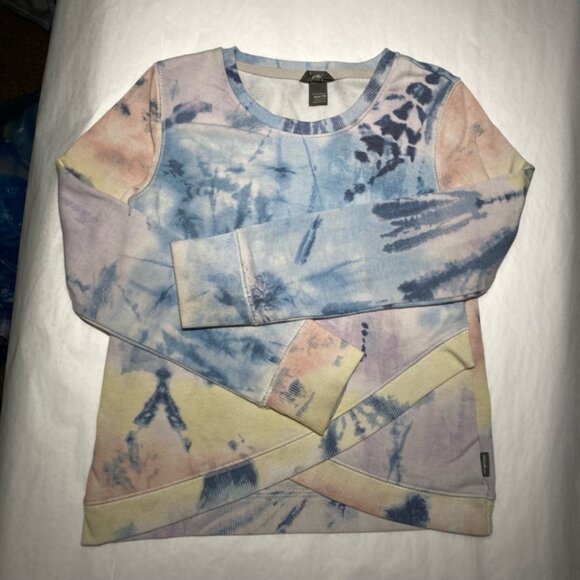 Girls Eddie Bauer sweater size 7/8Tie Dye Sweatshirt Size S Blue Pink - Picture 2 of 2